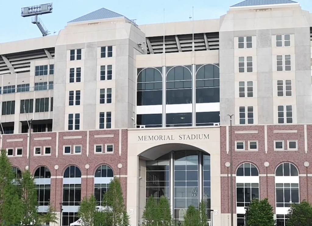 Exterior view of Memorial Stadium